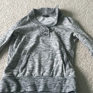 Banana Republic gray button up